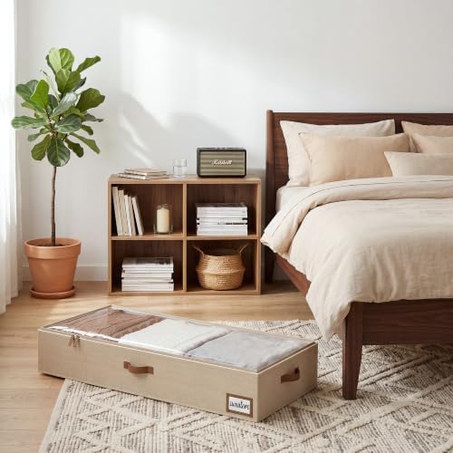 StorageWorks 7 Inch Low Profile Under Bed Storage Containers with Clear Lid - Image 5