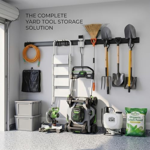 Aking Ace 96-Inch Heavy Duty Wall Mount Garden Tool Organizer for Garage - Image 6
