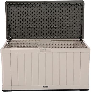 LIFETIME 60186 Heavy-Duty Outdoor Storage Deck Box, 116 Gallon, Desert Sand/Brown - Image 4