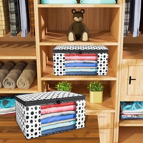 Kuber Industries Garment Cover|Cloth Protector|Cloth Storage Bag|Travel Luggage Bag|Pack Of 8|Cream & White - Image 2