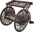 Liberty GARDEN 704 Decorative Cast Aluminum Wall Mount Garden Hose Reel, Holds 125-Feet of 5/8-Inch Hose - Bronze by LibertyGardenProducts