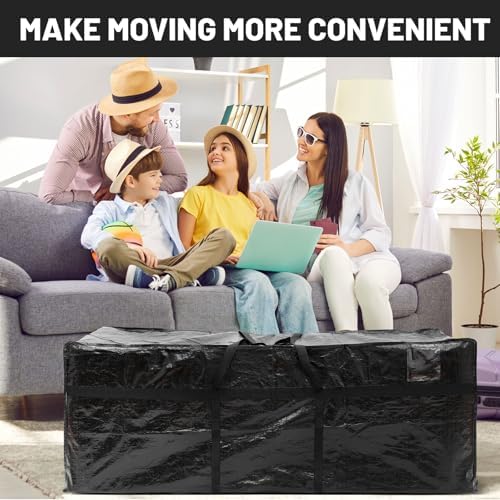4 Pcs 176 Gallon Extra Large Moving Bags Heavy Duty Storage Bag - Image 6