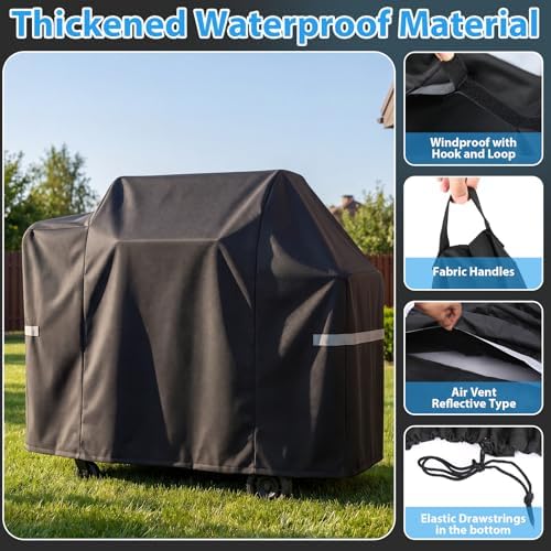 Utheer 600D Waterproof Grill Cover for Pit Boss Navigator 850 1300 1250 - Image 4