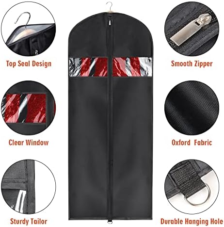 Univivi Garment Bag Suit Bag for Storage and Travel, 60 Inch, Set of 12 - Image 3