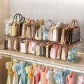 HOYOJA 6 Pack Clear Bag Purse Organizer for Closet Shelf, Handbag Organizer by HOYOJA
