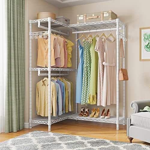 VIPEK L4 Corner Clothes Rack Heavy Duty Closet for Hanging Clothes - Image 2