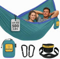 Wise Owl Outfitters Camping Hammock – up to 500lbs Portable Hammock with Tree Straps - Travel, Backpacking, Hiking, Outdoors Camping Gear - Single or Double by WiseOwlOutfitters