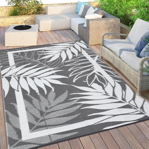 GAOMON Outdoor Rug 9x18 ft Waterproof Reversible Patio Rug by GAOMON