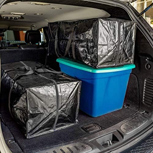 BAG-THAT! 10 Moving Bags Heavy Duty Extra Large Stronger Handles Wrap Storage Totes Zippered Reusable Packing Bags Moving Supplies Storage Boxes Storage totes Moving Boxes Packing Supplies Packing Box - Image 6