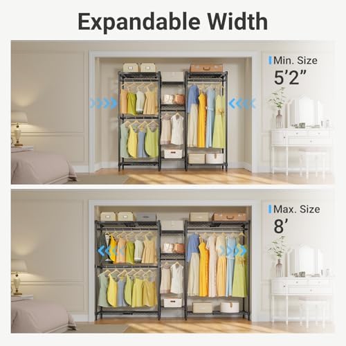 VIPEK Classic V6X Dynamic Closet System, Expandable Garment Rack - Image 2