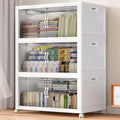 BROVIEW 480QT Large Stackable Storage Bins with Clear Doors, V20 3Pack by BROVIEW-EnjoytheArtofLife