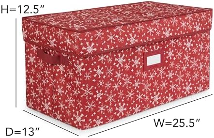 Covermates Adjustable Ornament Storage Box, 25.5" W x 13" D x 12.5" H - Image 3