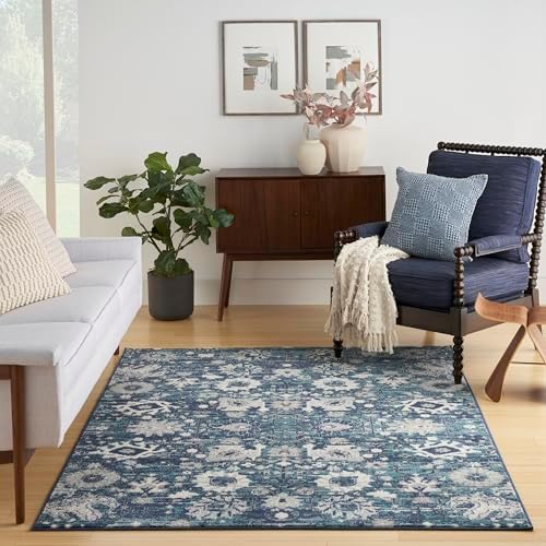 Nourison Home Passion Surf 8' x 10' Area Rug - Easy Clean, Non Shedding, Bed Room, Living Room, Dining Room, Kitchen (8' x 10') - Image 5