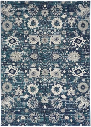 Nourison Home Passion Surf 8' x 10' Area Rug - Easy Clean, Non Shedding, Bed Room, Living Room, Dining Room, Kitchen (8' x 10') - Image 4