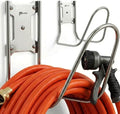 JBscoop Large Stainless Steel Hose Holder, Heavy Duty Hose Hanger - Set of 2 by JBscoop