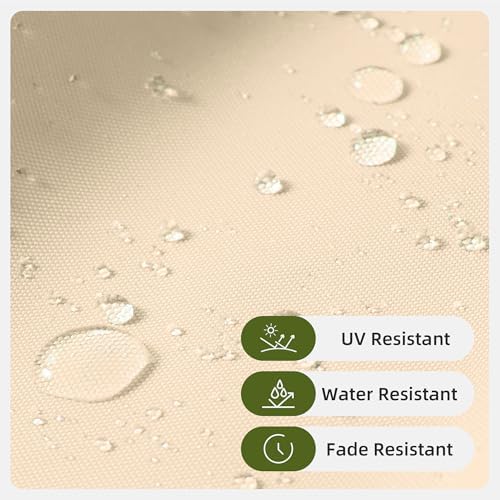 Patio Cantilever Umbrella Outdoor Waterproof Cover with Zippe - Image 3