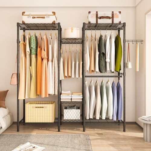 Heavy Duty Garment Rack, Portable Wardrobe Clothes Rack - Image 6