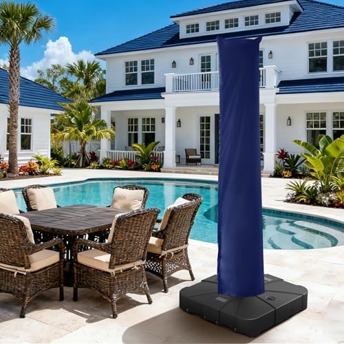 Patio Cantilever Umbrella Outdoor Waterproof Cover with Zippe - Image 5