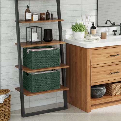 Vagusicc Large Wicker Storage Basket, Collapsible Baskets for Organizing - Image 7