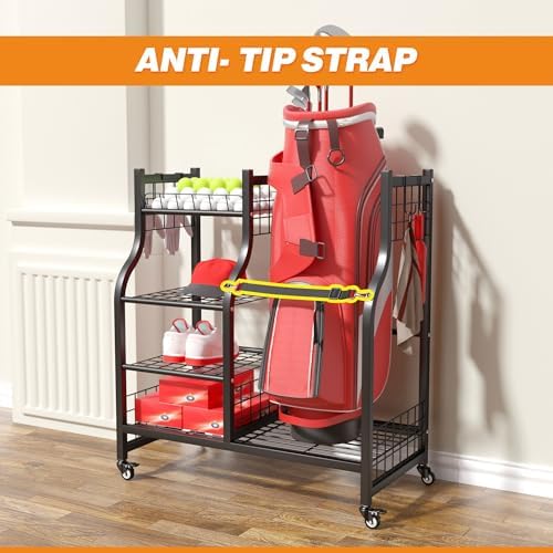 Ultrawall Golf Storage Organizer, Golf Bag Storage Stand for Garage - Image 4