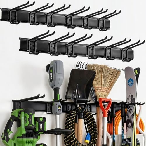 Aking Ace 96-Inch Heavy Duty Wall Mount Garden Tool Organizer for Garage by Aking+Ace