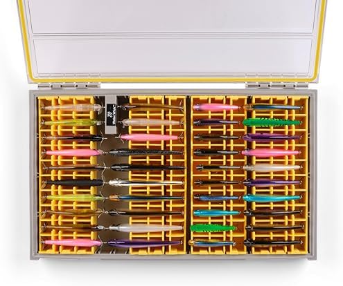 Plano EDGE 3700 Hard Minnow Box, Stores 30-50 Fishing Baits, with Rust-Preventive Rustricor, Dri-Loc Watertight Seal, WaterWick, Transparent DuraView Lid, Storage for Hard Bait and Lures - Image 7