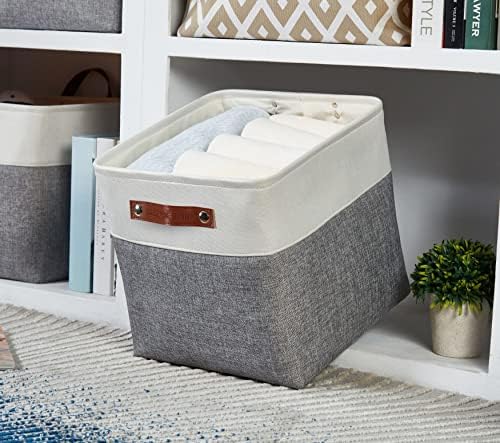 DECOMOMO Cube Storage Bin 13x13, Fabric Storage Bins - Image 6