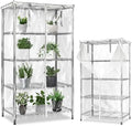 okcool Waterproof Shelf Cover,All Clear Wire Shelf Cover with Zipper,Transparent PVC Clearly Visible.(Fits 60" Wx24 Dx72 H Shelves) by Okcool