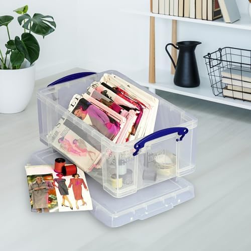 Really Useful Box Stackable 9 Liter Plastic Storage Container, 5 Pack - Image 4