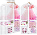 Windyun 10 Pack Garment Bags Costumes Kids 40", White by Windyun