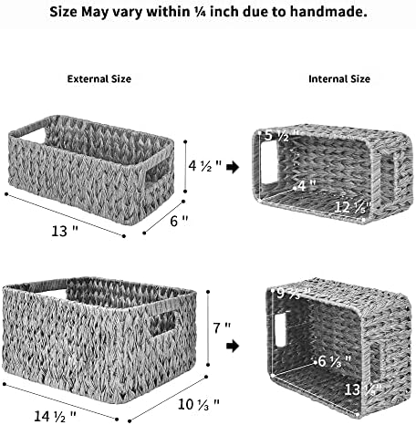 GRANNY SAYS Bundle of 3-Pack Wicker Baskets & 3-Pack Wicker Storage Baskets - Image 7
