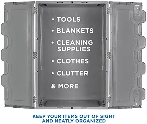 Mount-It! Collapsible Plastic Storage Crate, 65L, 1-Pack - Image 4