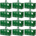 Songrey Extra Large Heavy Duty Moving Bags, 12 Pack, Dark Green by Unknown