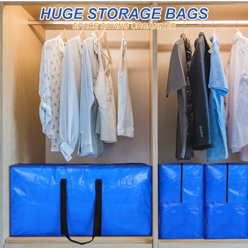 Windyun 4 Pack 57 Gallon Extra Large Moving Bags XXL Heavy Duty Storage Bag - Image 6