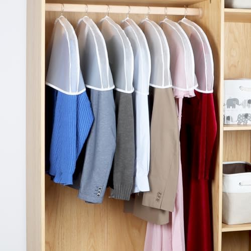 Zilink Shoulder Covers for Clothes Garment Covers for Hanging Dress, 30Pack - Image 6