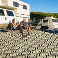 10x20 Outdoor Rug, Plastic Woven Patio Mat, Waterproof RV Camping Rug by fifame