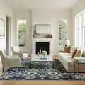 Nourison Home Passion Surf 8' x 10' Area Rug - Easy Clean, Non Shedding, Bed Room, Living Room, Dining Room, Kitchen (8' x 10') by NourisonHome
