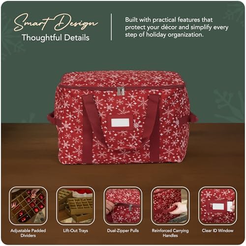 Covermates Adjustable Ornament Storage Bag, 25.5" W x 13" D x 12.5" H - Image 4