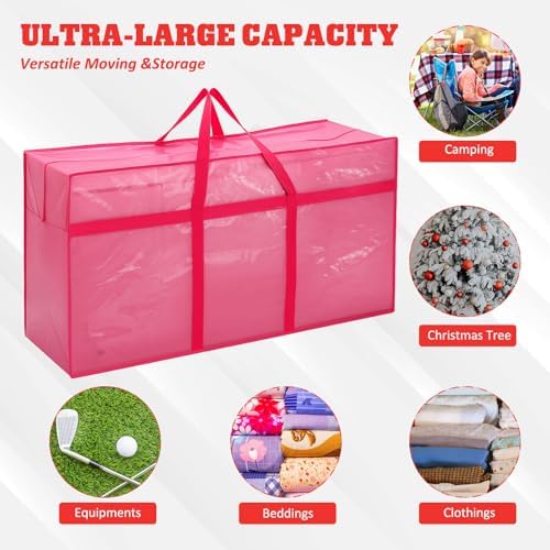 4 Pcs 66 Gallon Extra Large Moving Bags Heavy Duty Storage Bag - Image 4