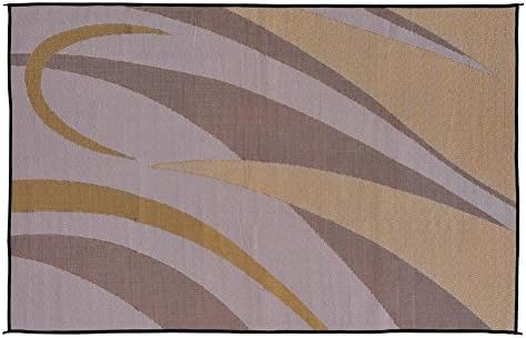 Stylish Camping GA7 Brown/Gold 8' x 12' Graphic Mat - Image 4
