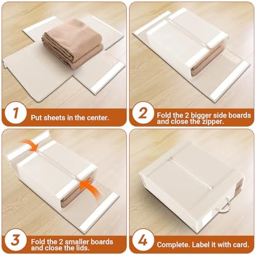 StorageTastic Bed Sheet Closet Organizers and Storage Under Bed Storage - Image 4