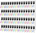 Beeveer Acrylic Key Holder Board with 60 Hooks, Wall Mount Organizer, Clear by Beeveer