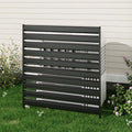 42” H x 38” W Air Conditioner Fence 1 Panels, Metal Privacy Fence Panels, Pool Equipment Enclosure, Trash Can Screens Fence Kit for Outside, Backyard, Patio, Garden(Black) by YEEZER