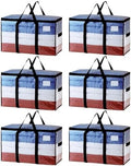 TAILI 6 Pack Clear Extra Large Moving Bags,Storage Bag with Visible Window by TAILI