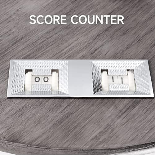 GSE Billiards Pool Cue Racks with Score Counters Hold 10 Cues, Brushed Grey - Image 4