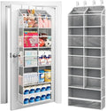 JARLINK Over the Door Organizer, Extra Large Storage for Bedroom, Grey by JARLINK