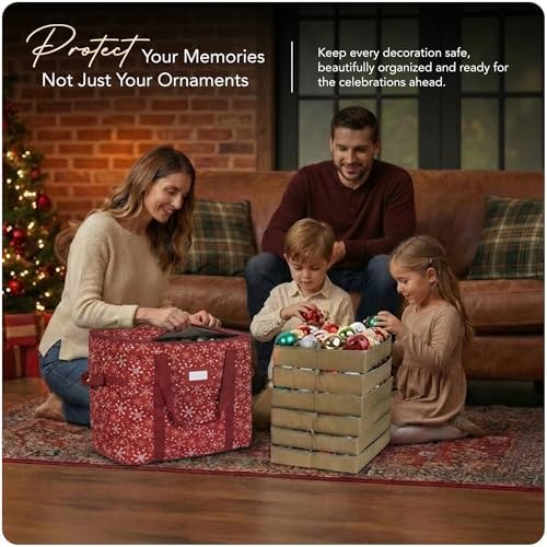 Covermates Adjustable Ornament Storage Bag, 25.5" W x 13" D x 18.5" H - Image 2