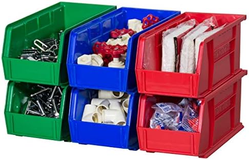 Akro-Mils Plastic Organizer Bins and Hanging Stackable Storage Bins (24-Pack + 12-Pack) - Image 6