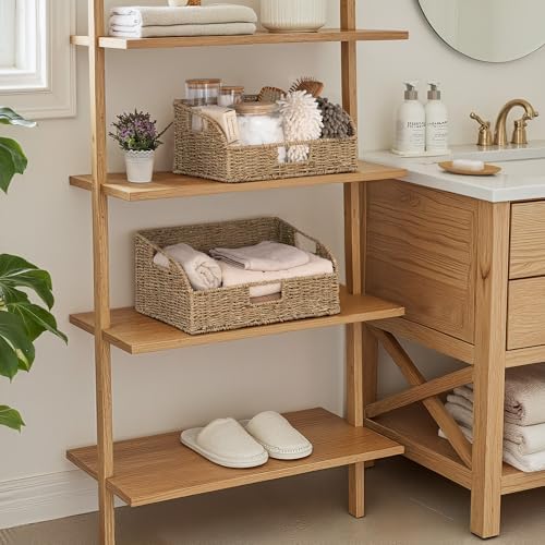 StorageWorks Pantry Baskets for Organizing, Seagrass Storage Baskets,2-Pack - Image 5