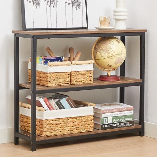 Vagusicc Wicker Storage Basket, 3-Packs Water Hyacinth Storage Baskets for Organizing, Large Cube Storage Organizer Baskets Bins with Handles for Shelves Decor, Small Toilet Paper Storage Basket - Image 4